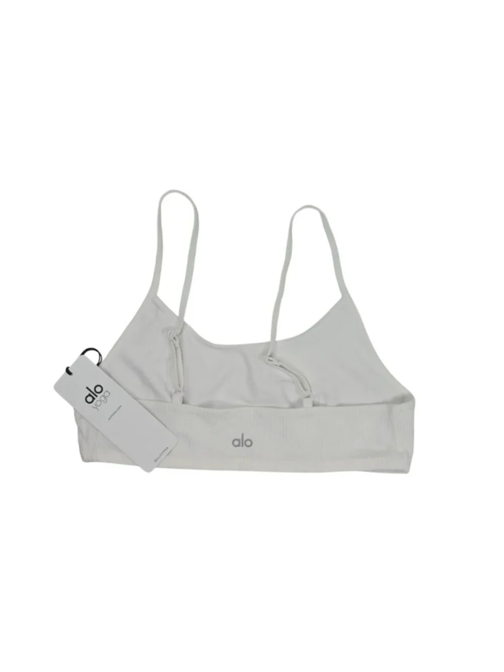 ALO Yoga Manifest Rib Bra W9550R in White